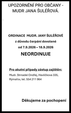 Oznámení